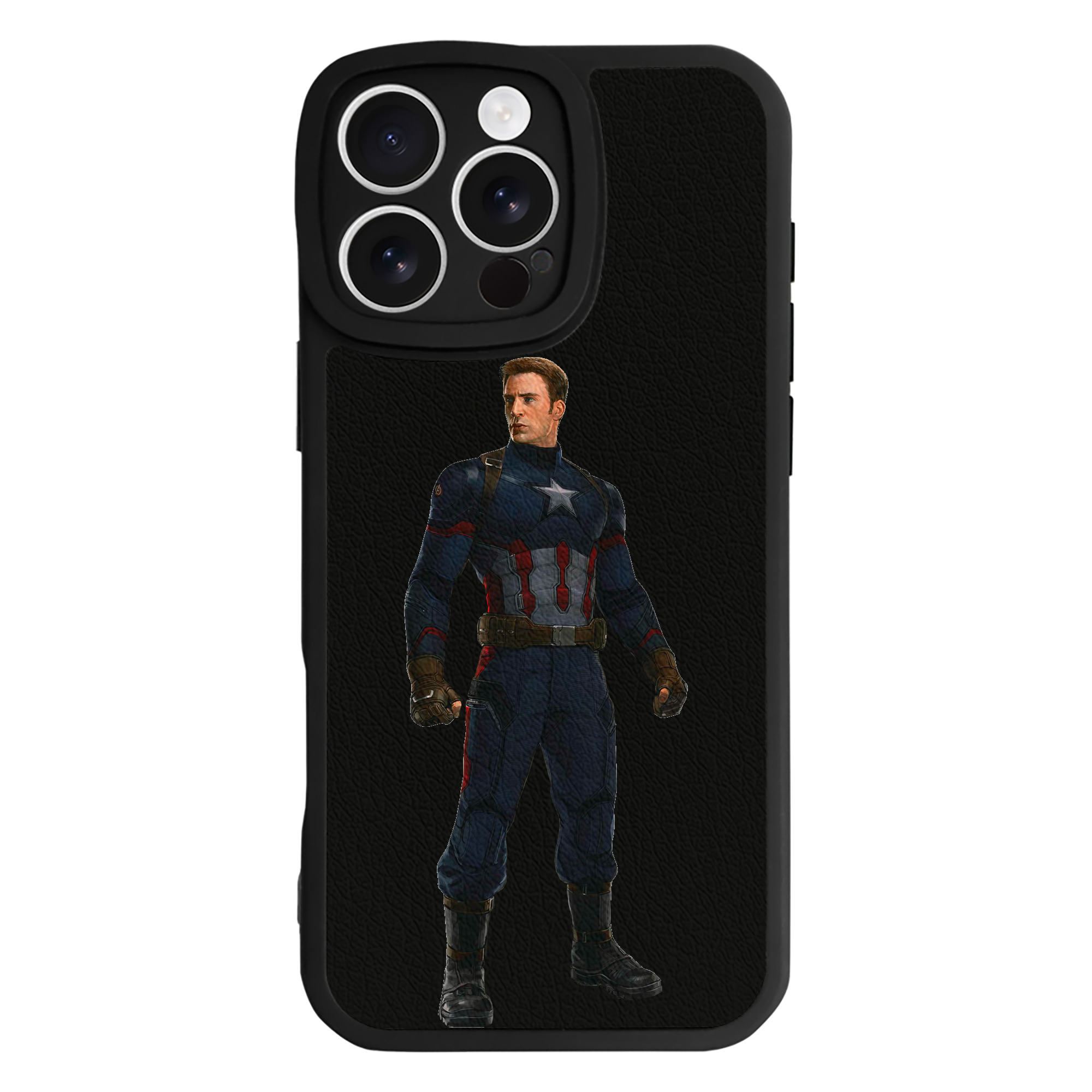 （画像用） アベンジャーズ The Avengers 【iPhone 16シリーズ対応】シリコンスマホケース（レザー調） 材質：シリコン